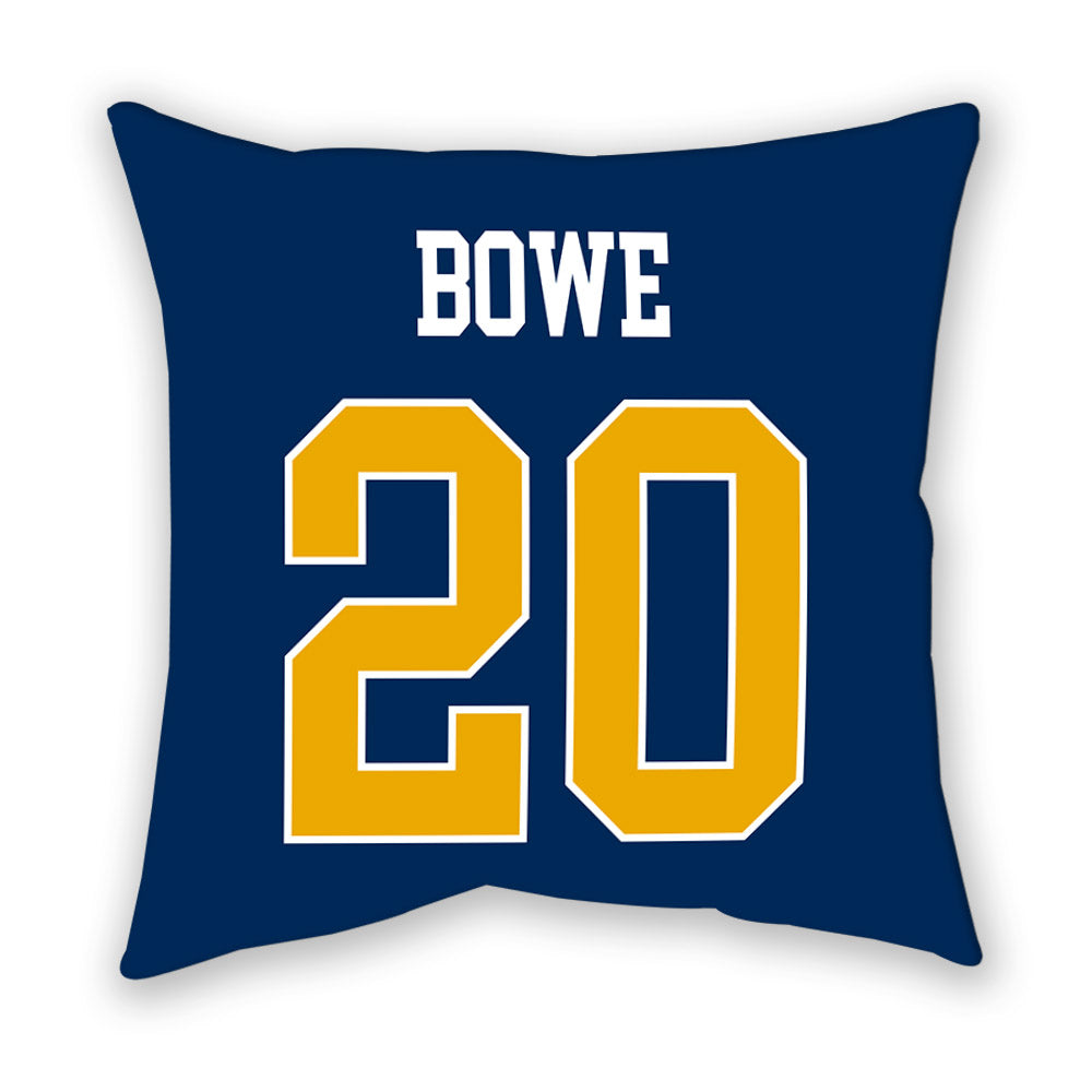 West Virginia - NCAA Men's Soccer : Thomas Bowe - Pillow-1