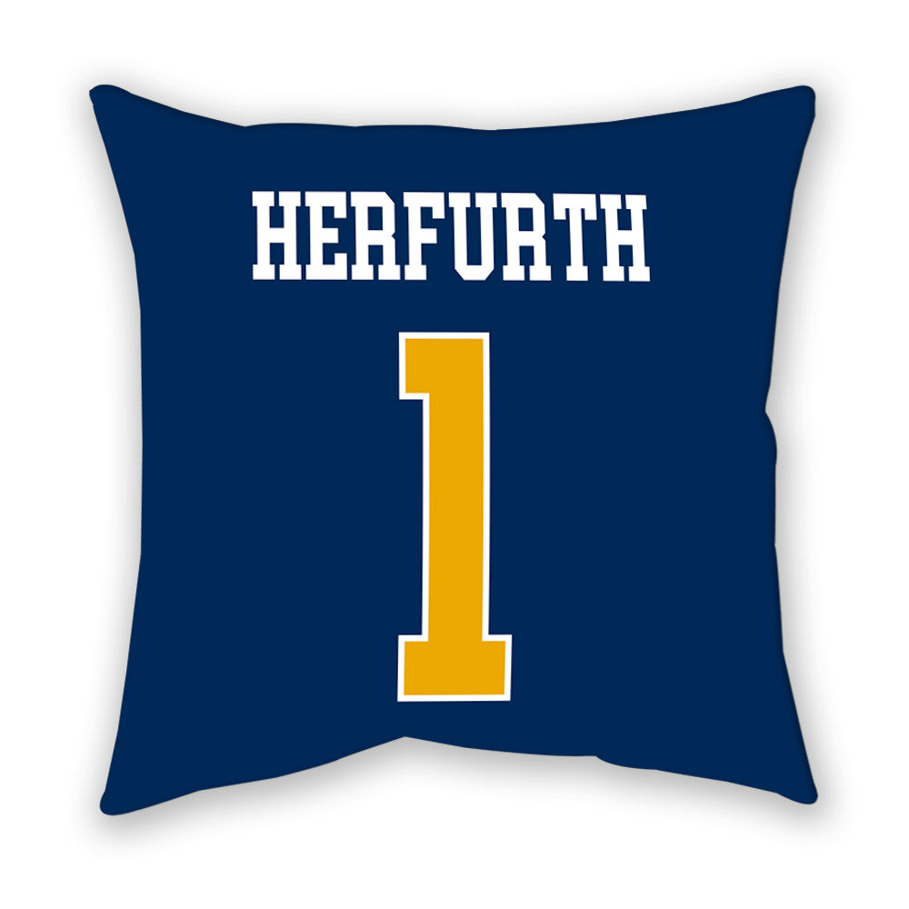 West Virginia - NCAA Women's Soccer : Bailey Herfurth - Pillow-1