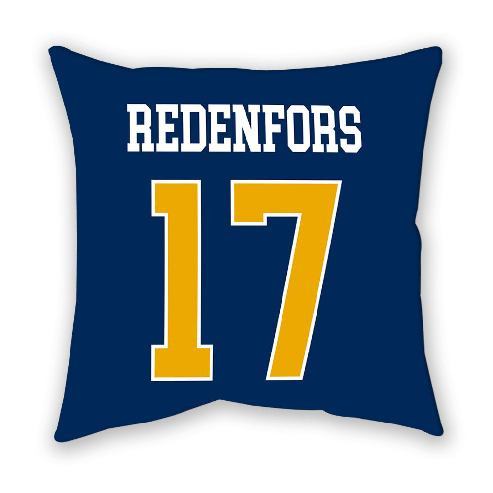 West Virginia - NCAA Men's Soccer : Jacob Redenfors - Pillow-1