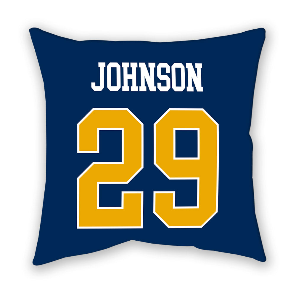West Virginia - NCAA Women's Soccer : Josie Johnson - Pillow-1