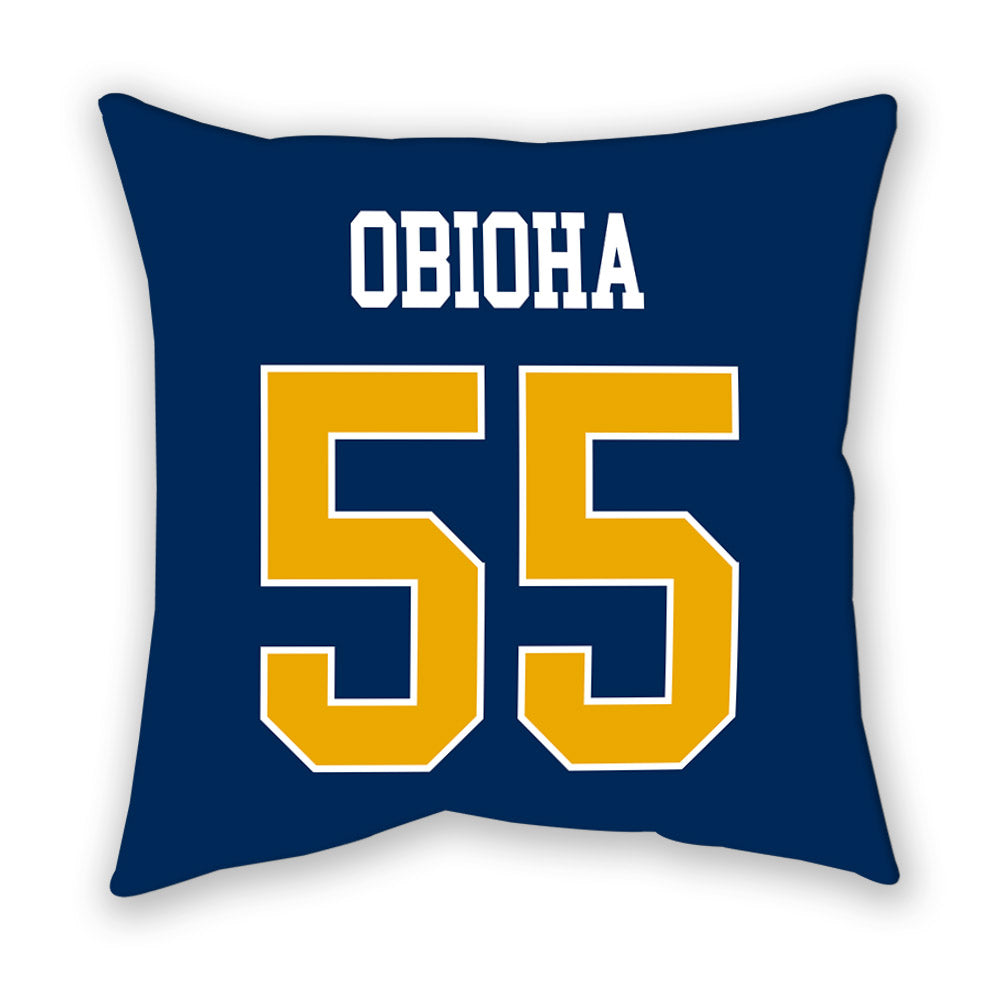 West Virginia - NCAA Men's Basketball : Harlan obioha - Pillow-1