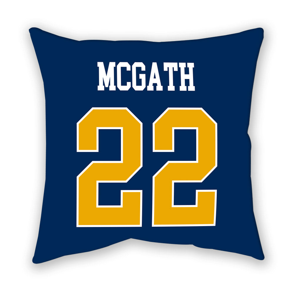 West Virginia - NCAA Women's Volleyball : Maddy McGath - Pillow-1