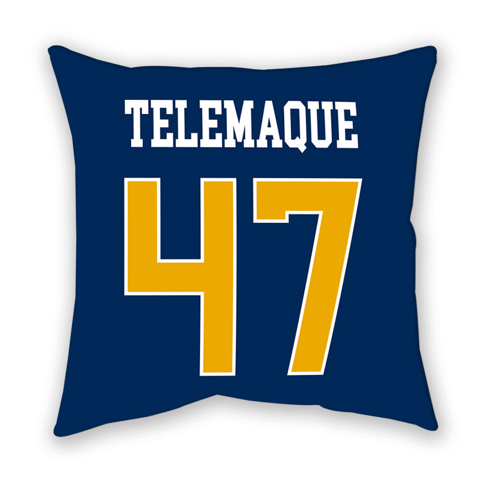 West Virginia - NCAA Football : Wilnerson Telemaque - Pillow-1
