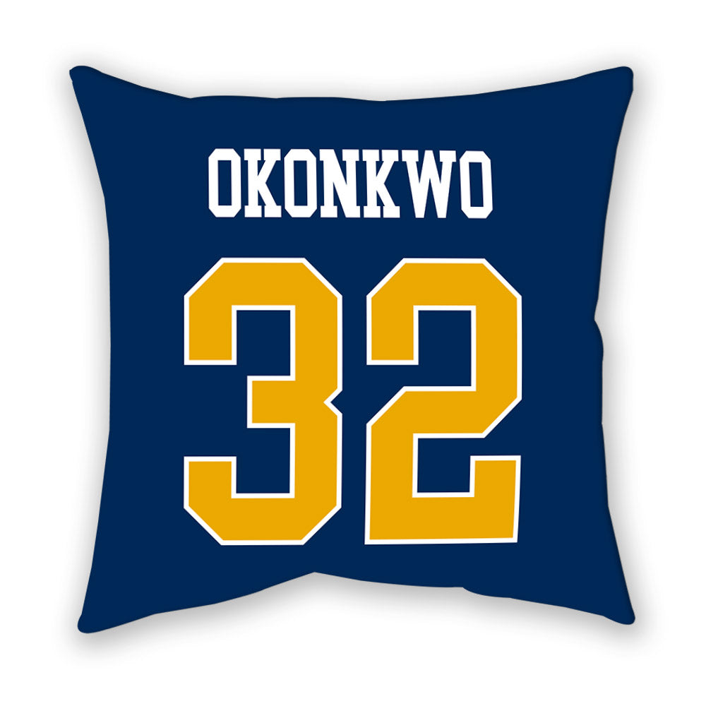 West Virginia - NCAA Men's Basketball : James Okonkwo - Pillow-1