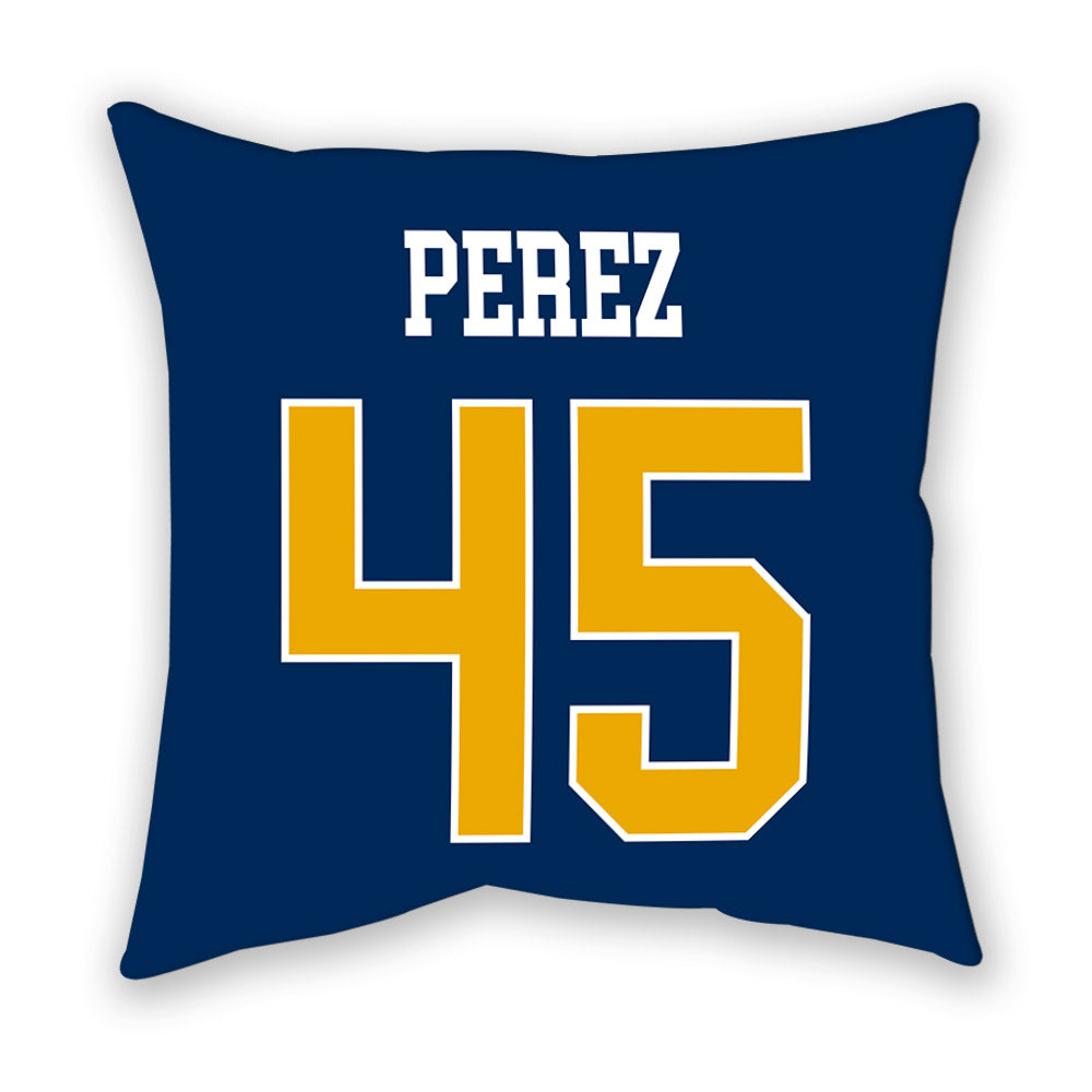 West Virginia - NCAA Baseball : David Perez - Pillow-1