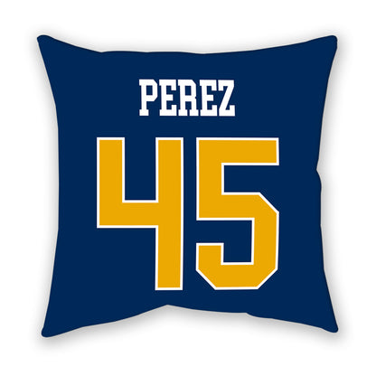 West Virginia - NCAA Baseball : David Perez - Pillow-1