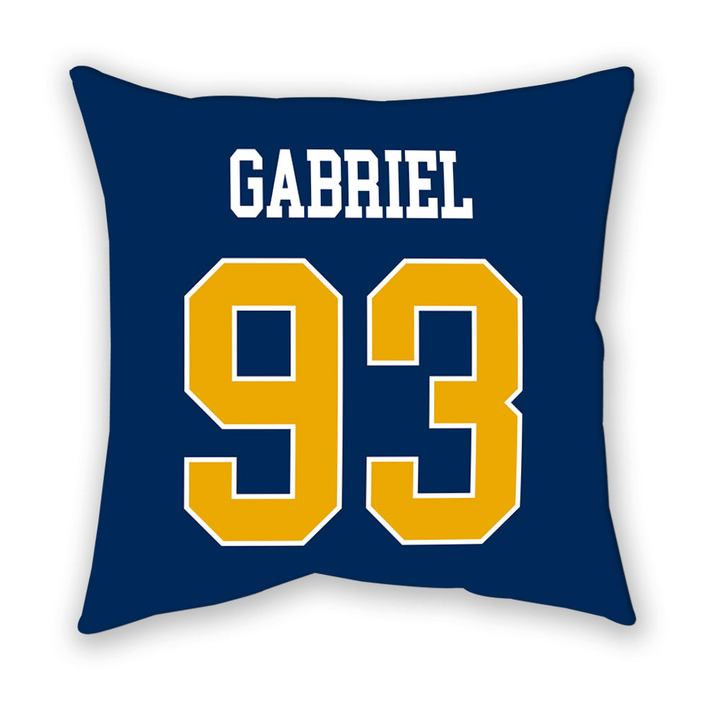 West Virginia - NCAA Football : Nate Gabriel - Pillow-1
