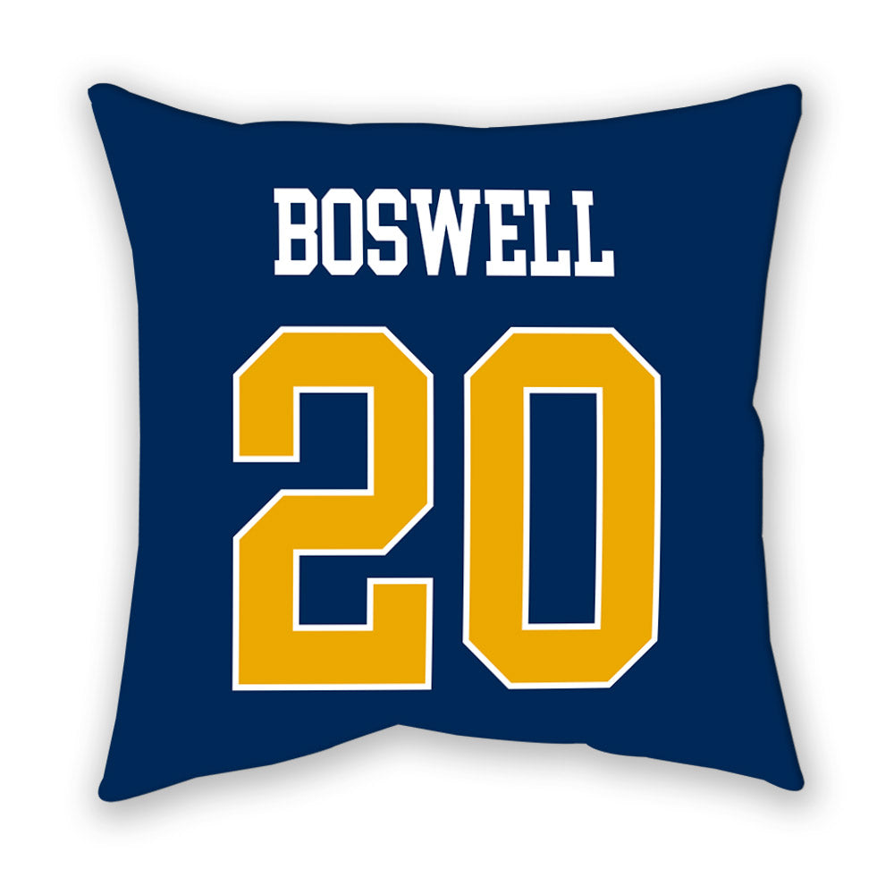 West Virginia - NCAA Football : Martavious Boswell - Pillow-1