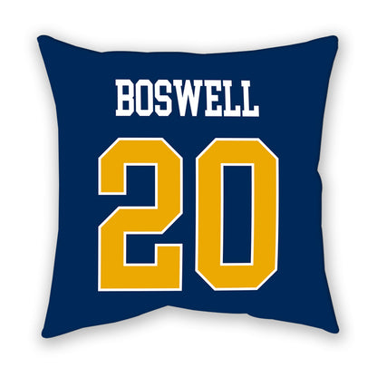 West Virginia - NCAA Football : Martavious Boswell - Pillow-1