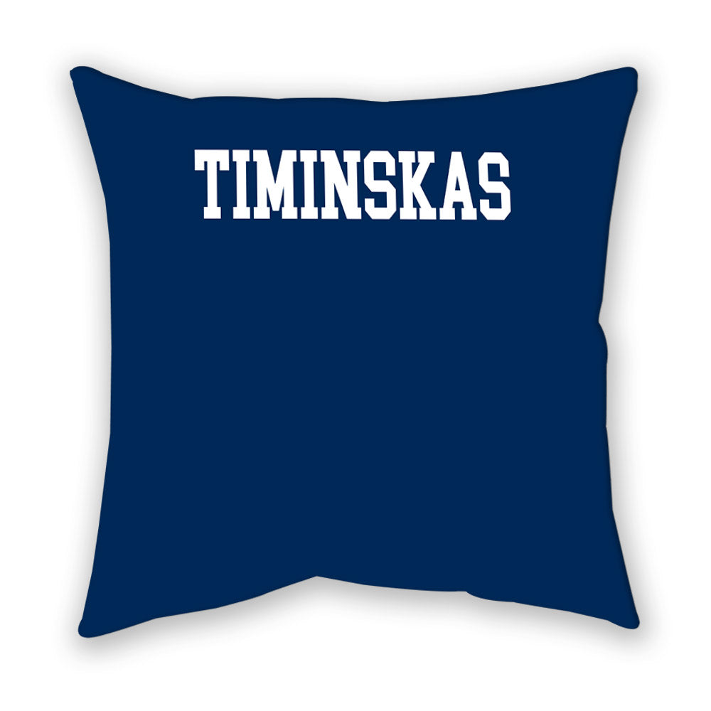 West Virginia - NCAA Men's Swimming & Diving : Deividas Timinskas - Pillow-1