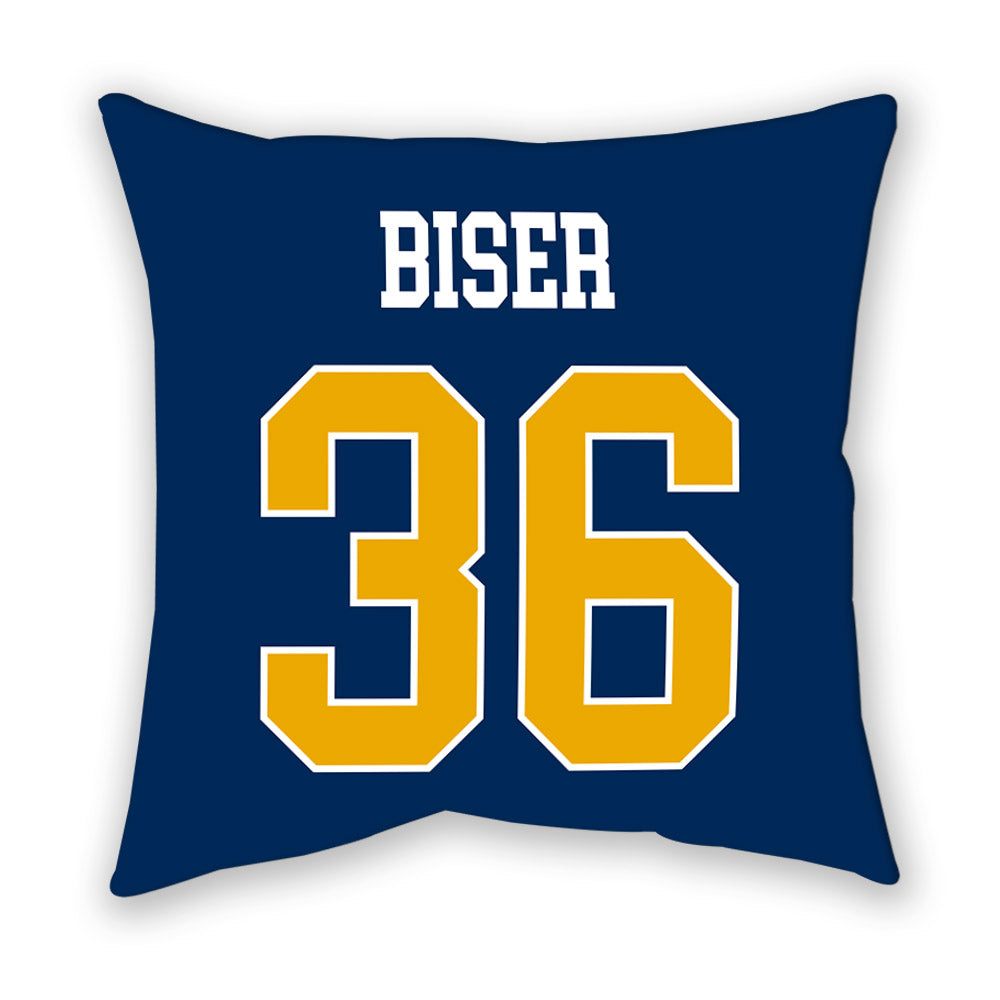 West Virginia - NCAA Football : Caden Biser - Pillow-1