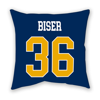 West Virginia - NCAA Football : Caden Biser - Pillow-1