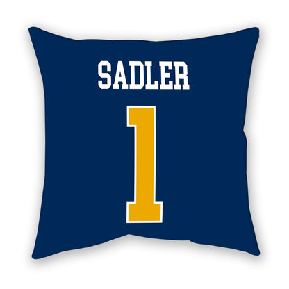 West Virginia - NCAA Men's Basketball : Miles Sadler - Pillow-1