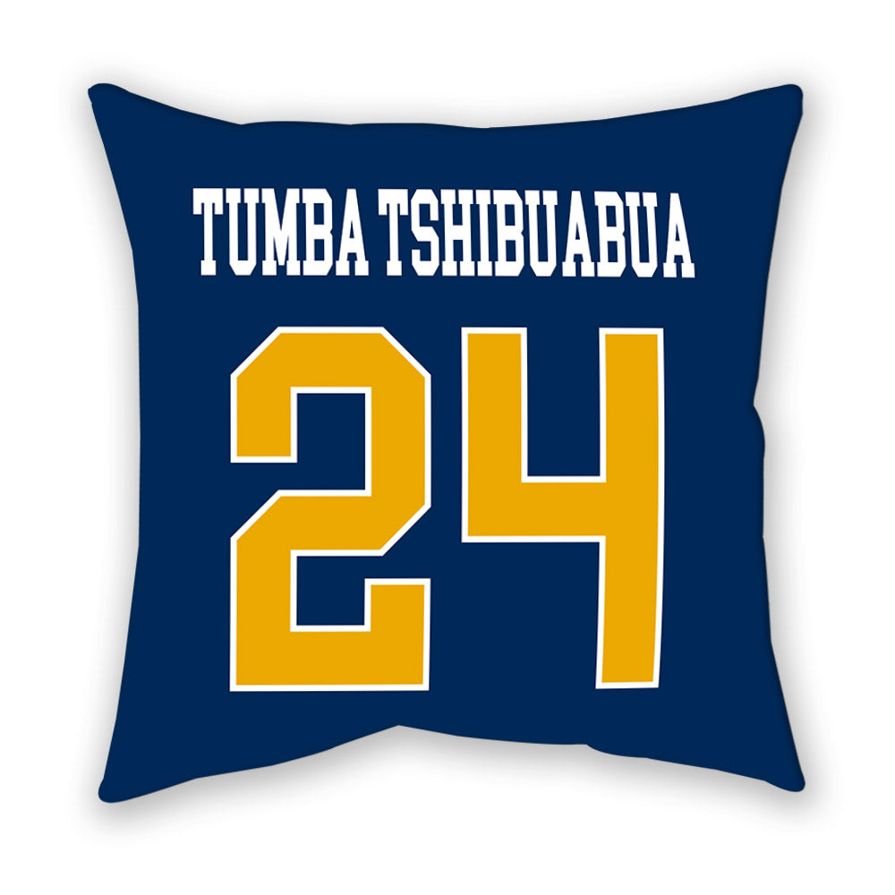 West Virginia - NCAA Women's Basketball : Divine Tumba Tshibuabua - Pillow-1