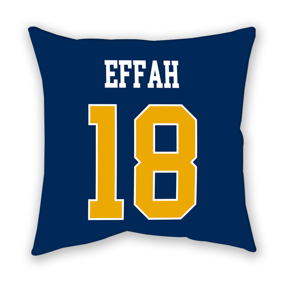 West Virginia - NCAA Women's Soccer : Kailyn Effah - Pillow-1
