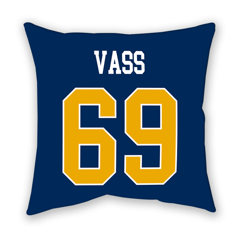 West Virginia - NCAA Football : Devin Vass - Pillow-1