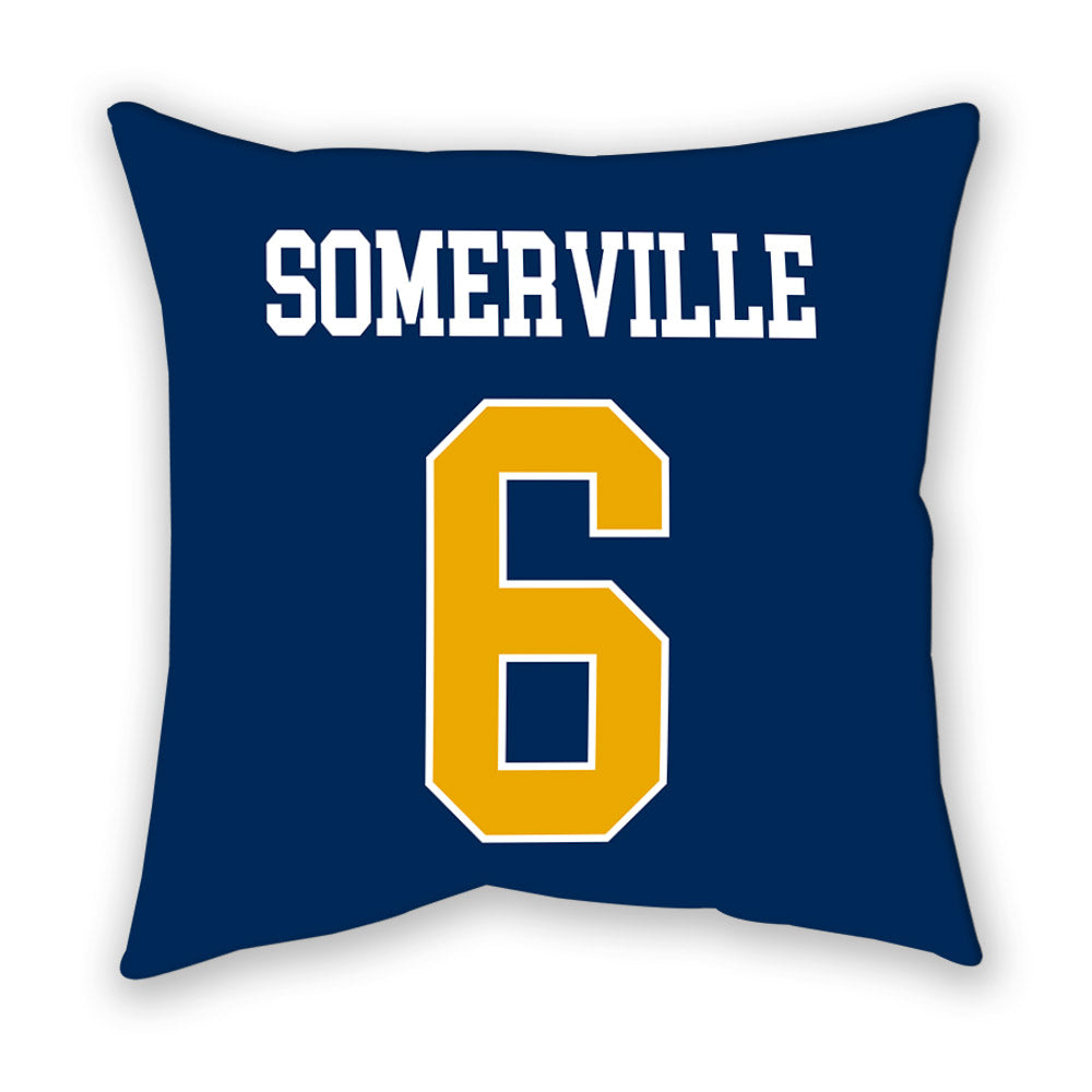 West Virginia - NCAA Men's Basketball : Martin Somerville - Pillow-1