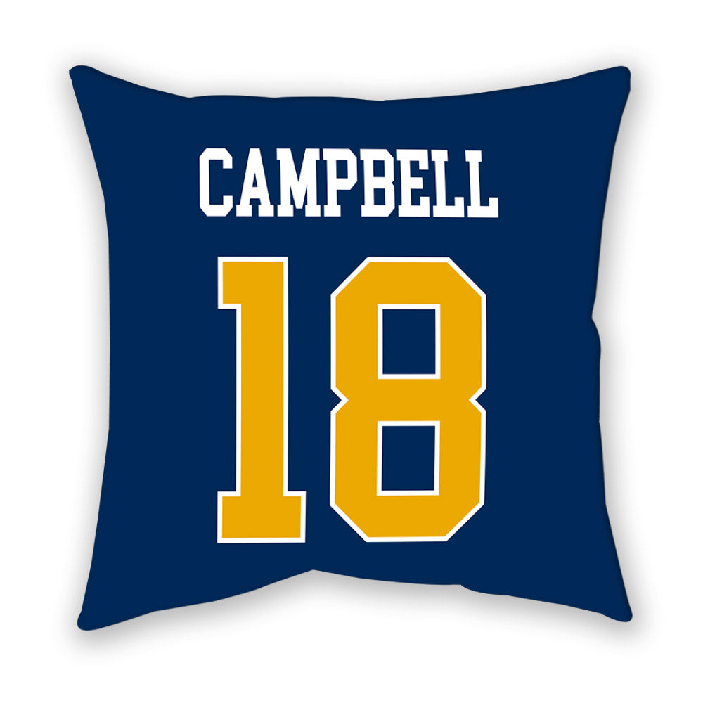 West Virginia - NCAA Football : Ezekiel Campbell - Pillow-1
