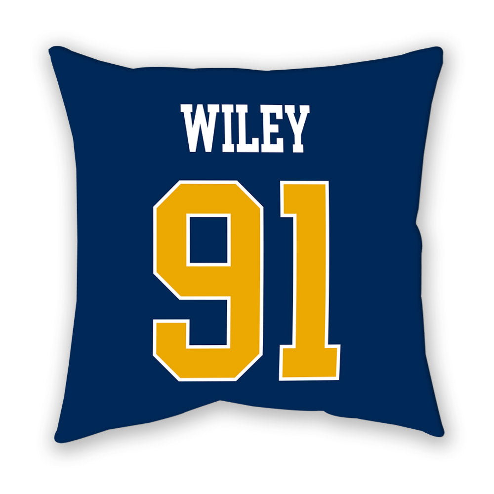 West Virginia - NCAA Football : Darius Wiley - Pillow-1