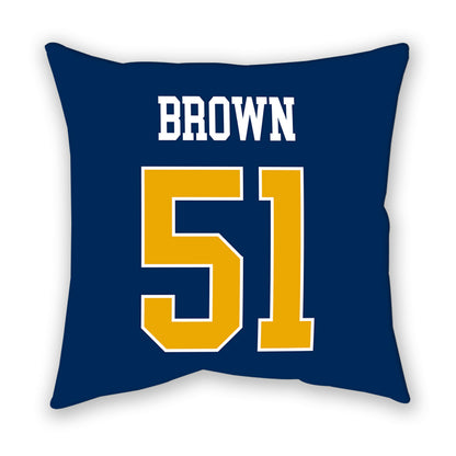 West Virginia - NCAA Football : Taylor Brown - Pillow-1