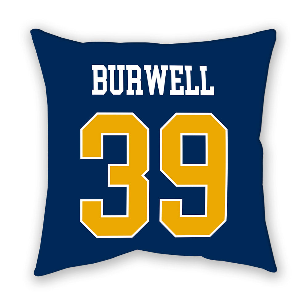 West Virginia - NCAA Baseball : Jordan Burwell - Pillow-1