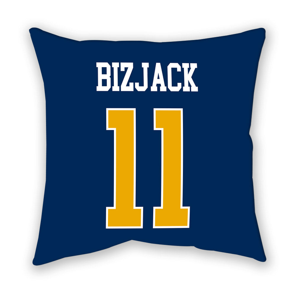 West Virginia - NCAA Men's Basketball : Finley Bizjack - Pillow-1