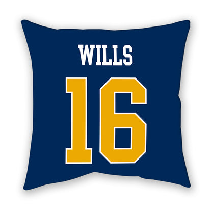 West Virginia - NCAA Baseball : Brock Wills - Pillow-1