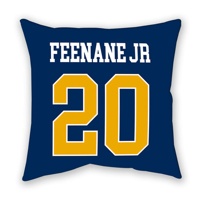 West Virginia - NCAA Men's Basketball : Michael Feenane Jr - Pillow-1