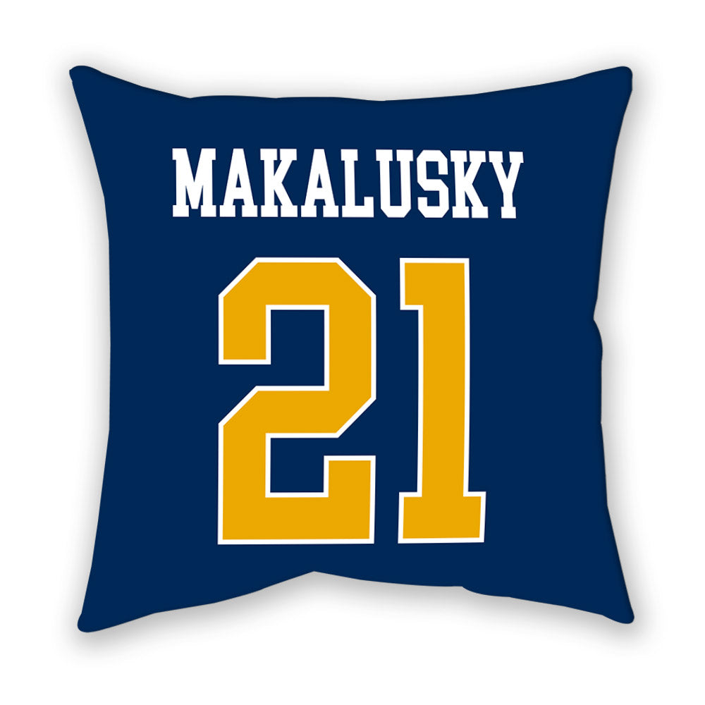 West Virginia - NCAA Women's Basketball : Riley Makalusky - Pillow-1
