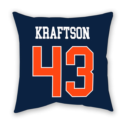 Syracuse - NCAA Men's Lacrosse : Charlie Kraftson - Pillow-1