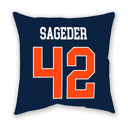 Syracuse - NCAA Men's Lacrosse : Dylan Sageder - Pillow-1