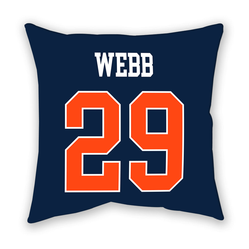 Syracuse - NCAA Women's Lacrosse : Cecelia Webb - Pillow-1