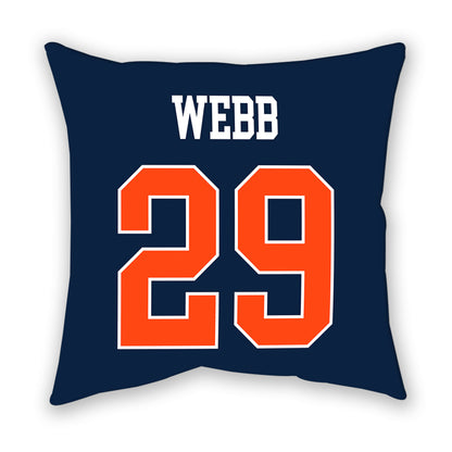 Syracuse - NCAA Women's Lacrosse : Cecelia Webb - Pillow-1