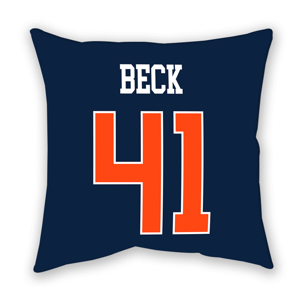 Syracuse - NCAA Men's Lacrosse : Jordan Beck - Pillow-1