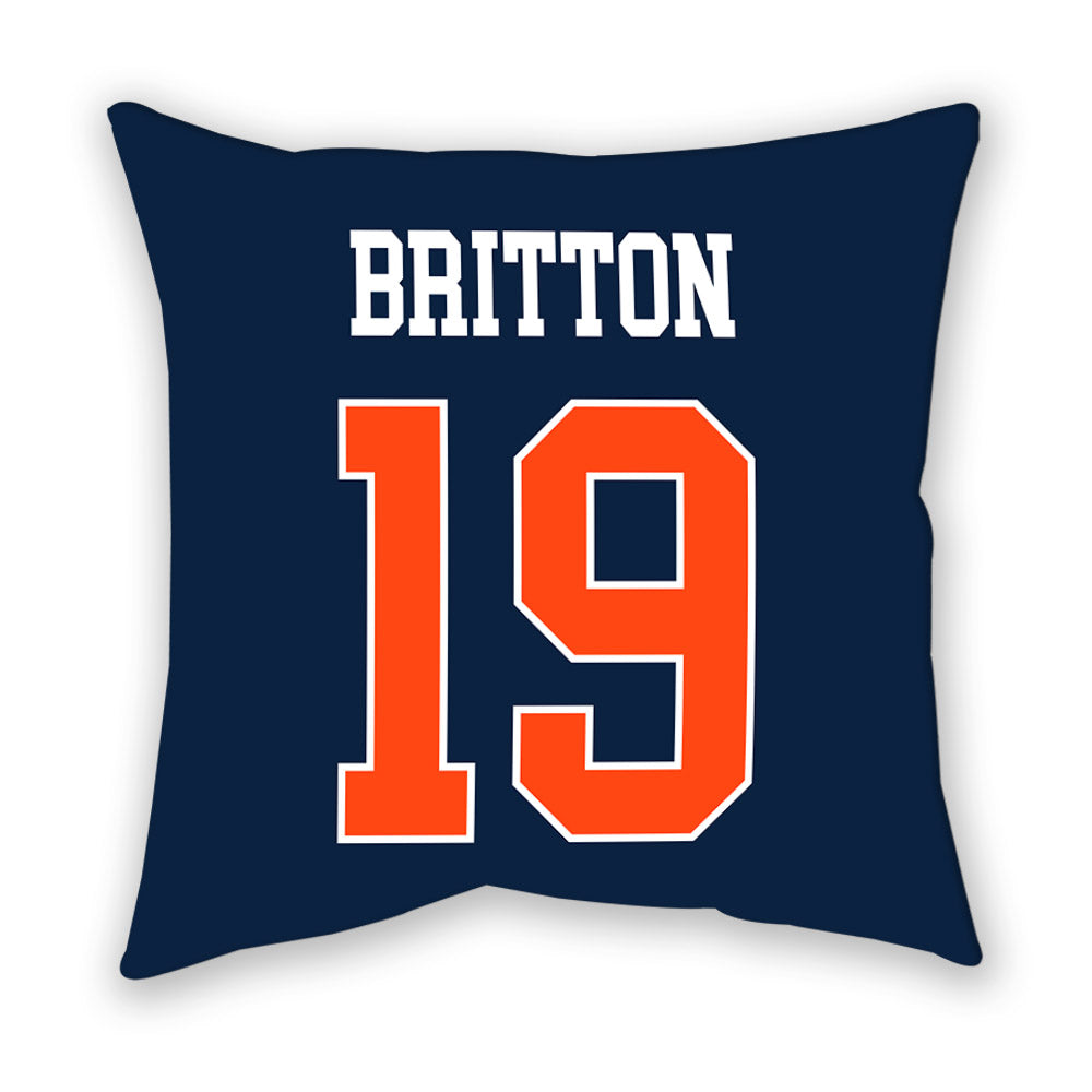Syracuse - NCAA Women's Lacrosse : Gracie Britton - Pillow-1