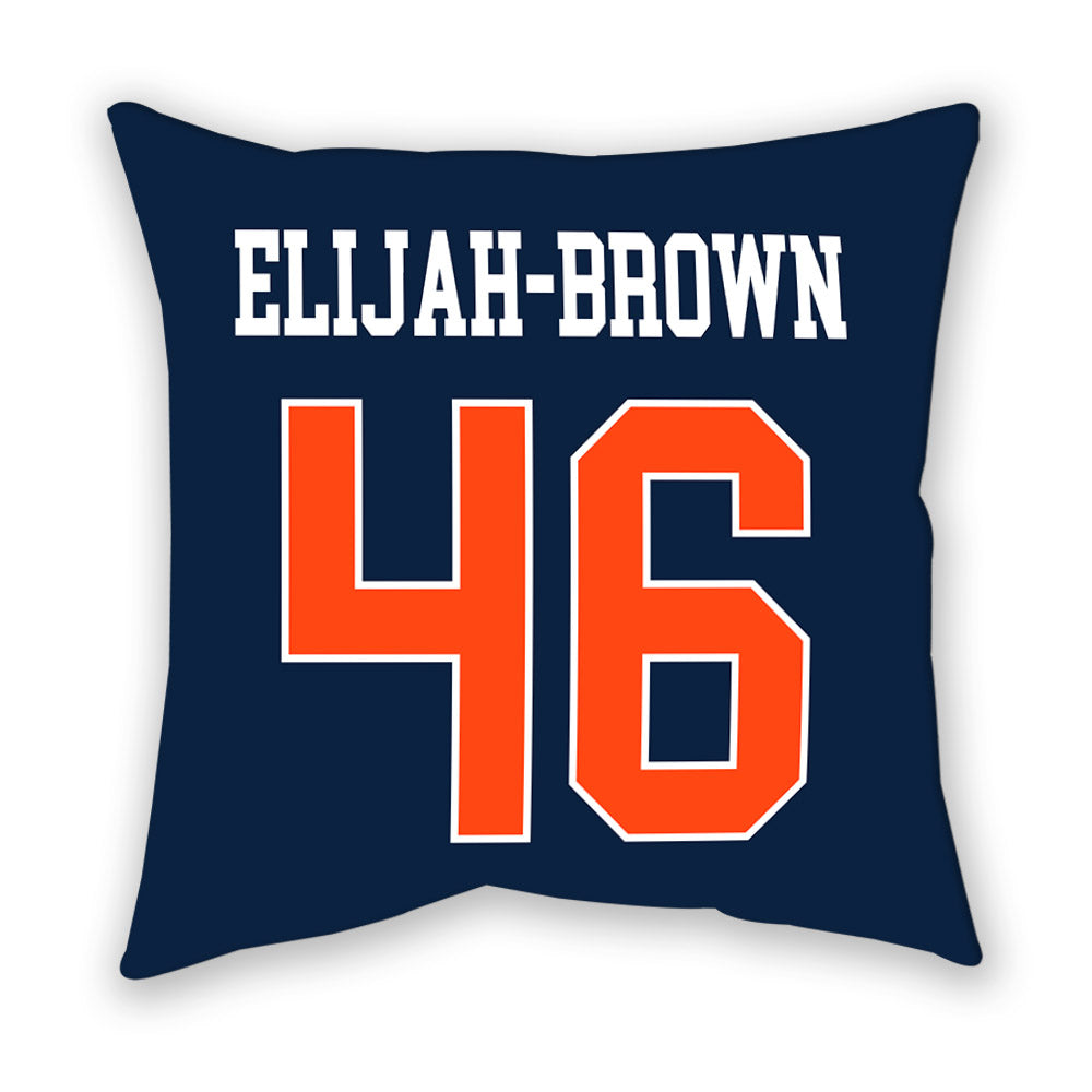 Syracuse - NCAA Men's Lacrosse : Gregory Elijah-Brown - Pillow-1