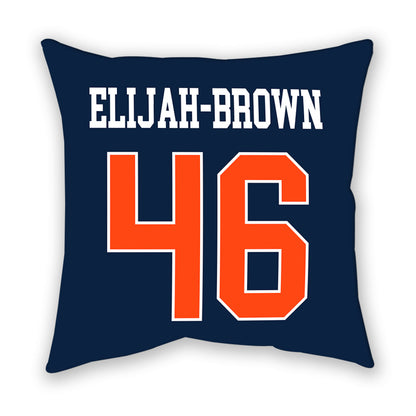 Syracuse - NCAA Men's Lacrosse : Gregory Elijah-Brown - Pillow-1