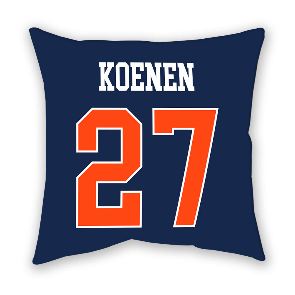 Virginia - NCAA Baseball : Drew Koenen - Pillow-1