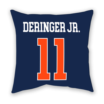 Virginia - NCAA Men's Lacrosse : James Deringer Jr. - Pillow-1