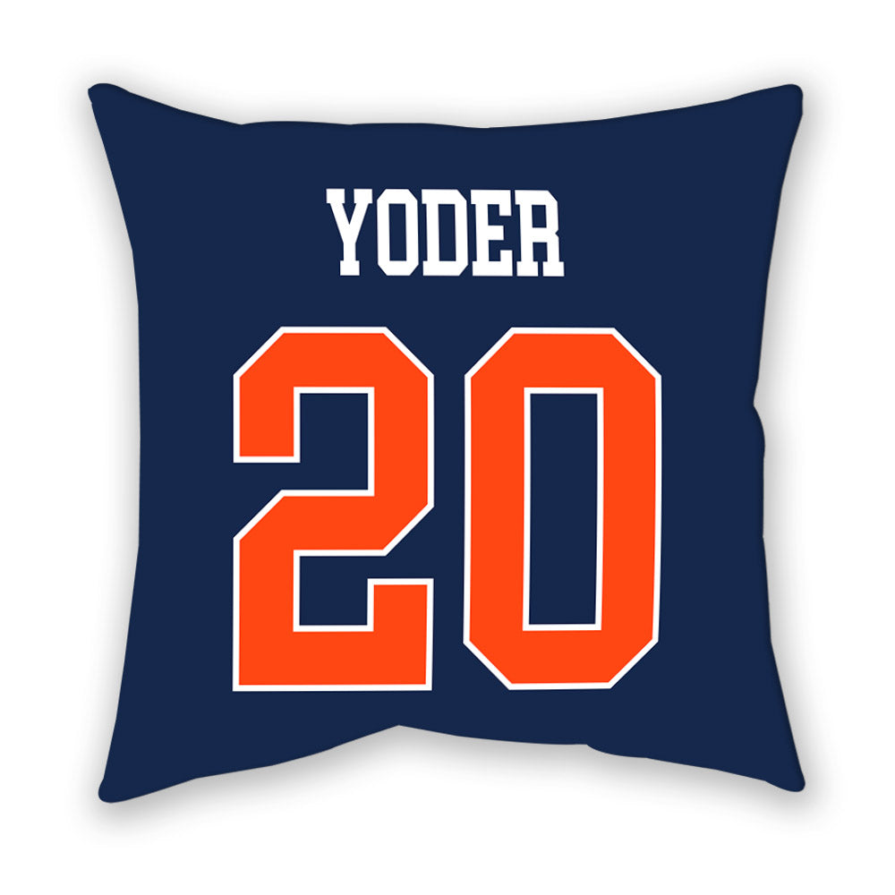 Virginia - NCAA Baseball : Noah Yoder - Pillow-1