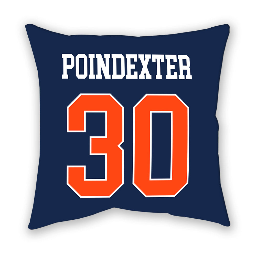 Virginia - NCAA Women's Lacrosse : Delaney Poindexter - Pillow-1