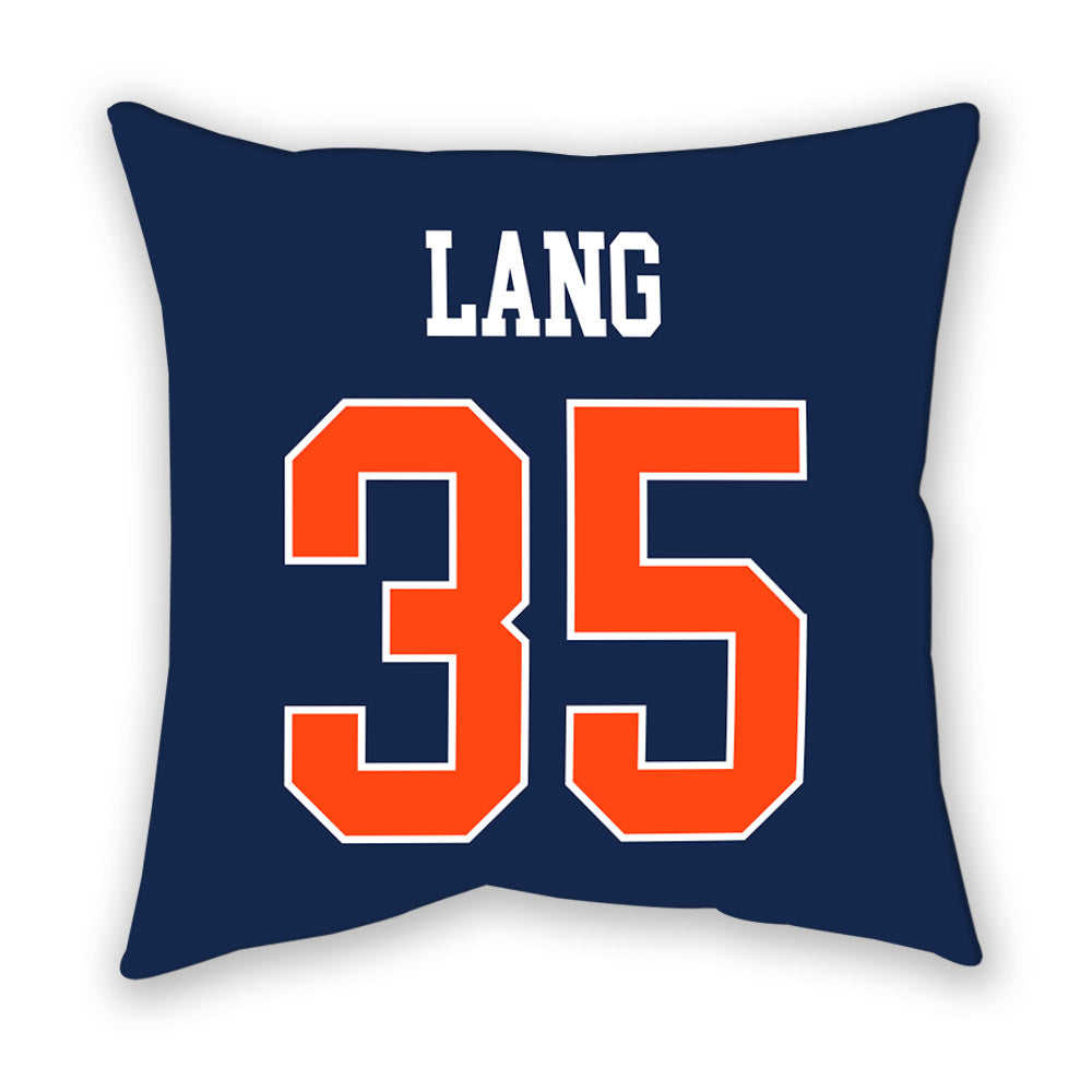 Virginia - NCAA Men's Basketball : Carter Lang - Pillow-1