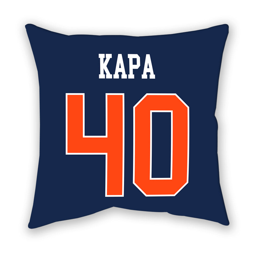 Virginia - NCAA Baseball : Tyler Kapa - Pillow-1