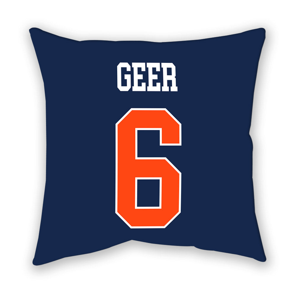 Virginia - NCAA Football : Cole Geer - Pillow-1