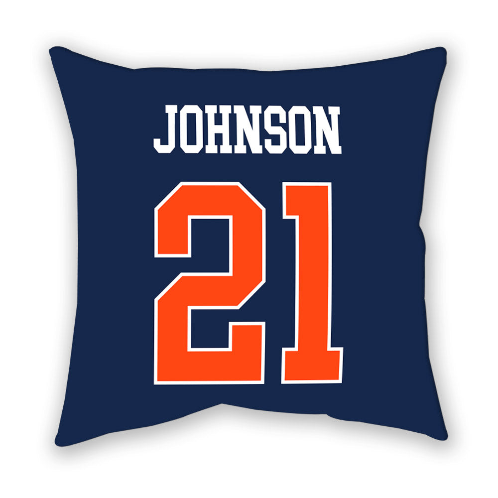Virginia - NCAA Women's Basketball : Kymora Johnson - Pillow-1