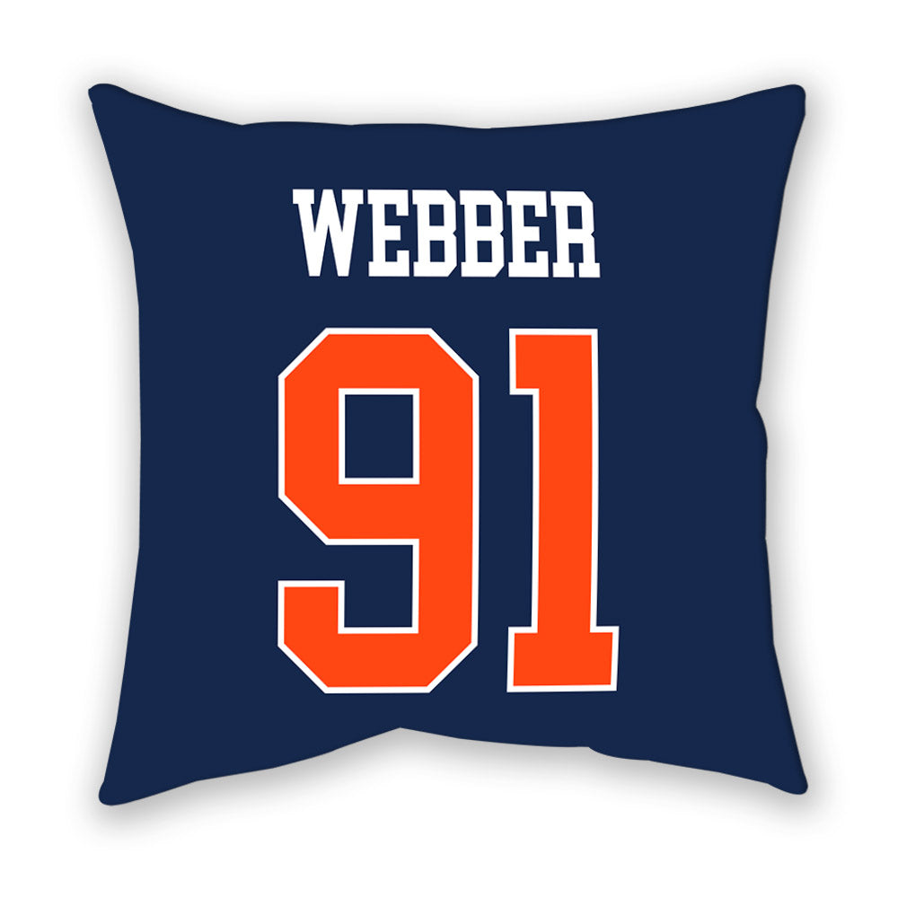 Virginia - NCAA Men's Lacrosse : Cole Webber - Pillow-1