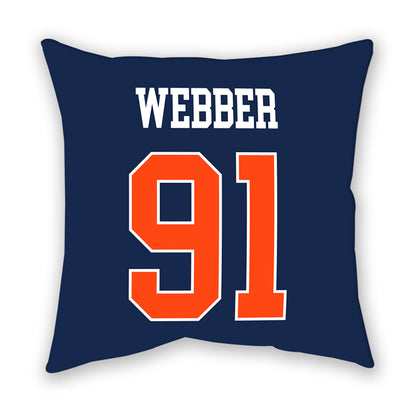 Virginia - NCAA Men's Lacrosse : Cole Webber - Pillow-1