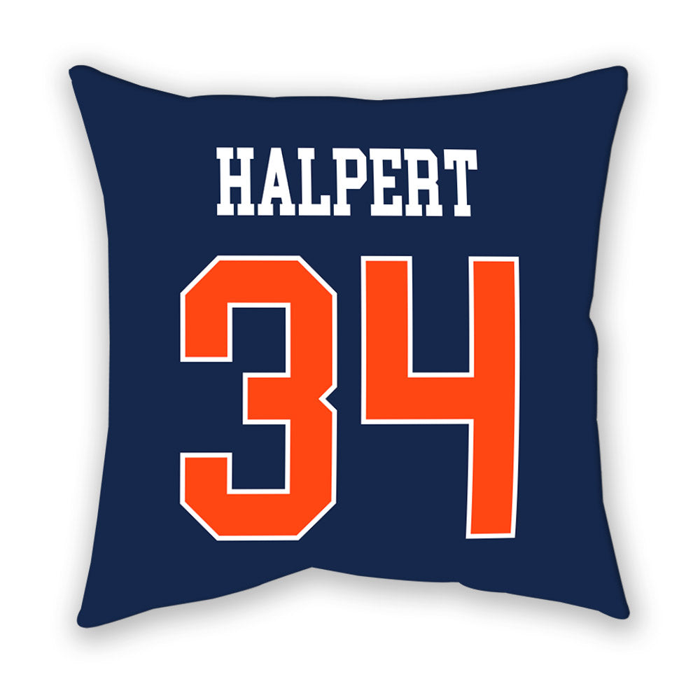 Virginia - NCAA Men's Lacrosse : Charlie Halpert - Pillow-1