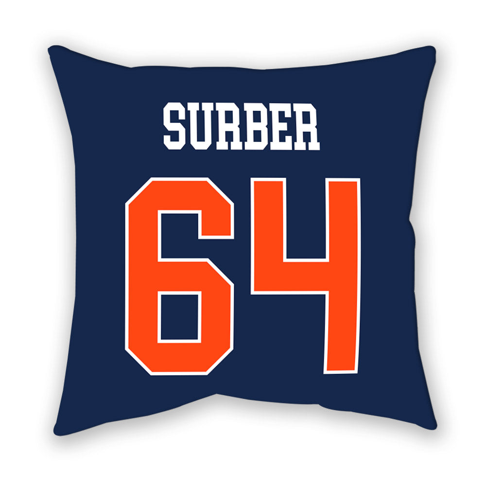 Virginia - NCAA Football : Cole Surber - Pillow-1
