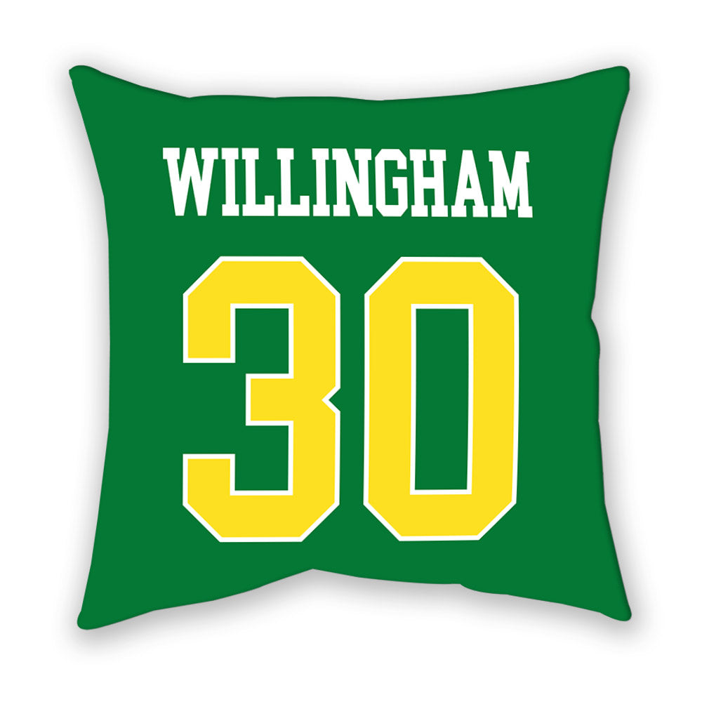 Oregon - NCAA Acrobatics & Tumbling : Morgan Willingham - Pillow-1